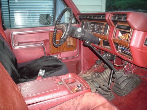 1984 Ford Bronco - The interior