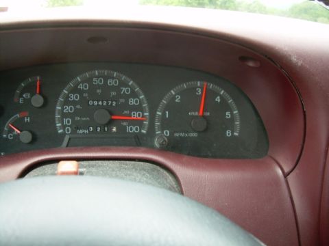 1997 Ford F-150 - and it also is 5mph off due to tires