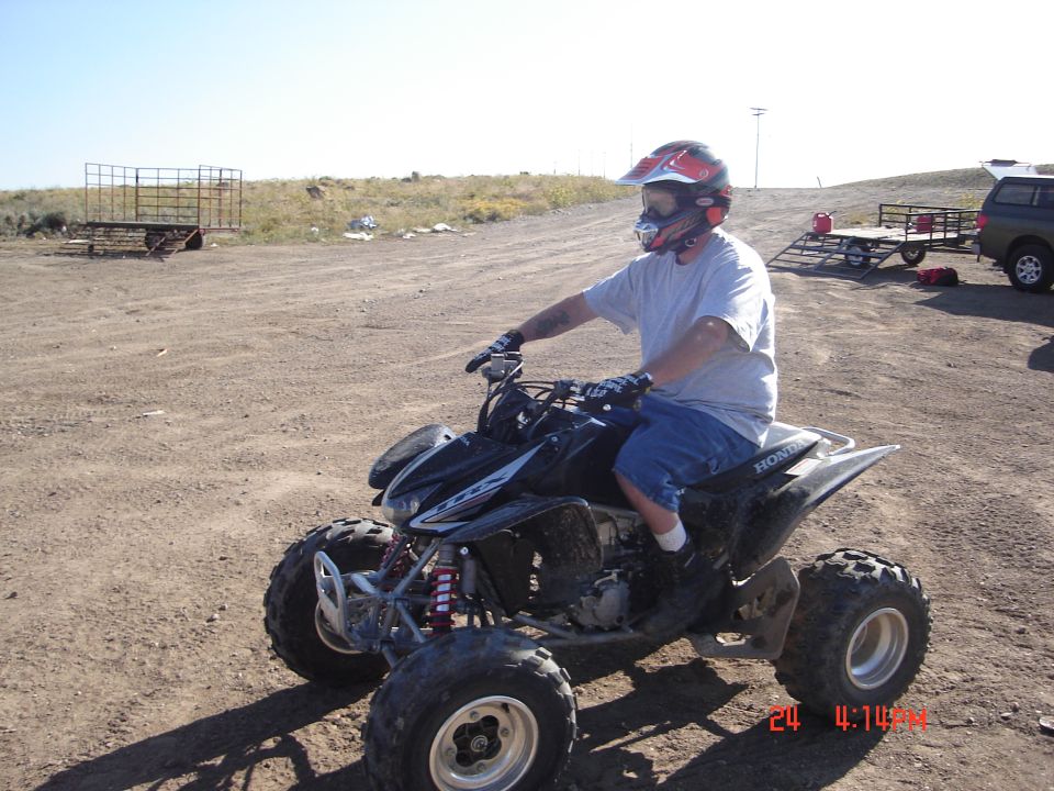 Me getting ready to ride.