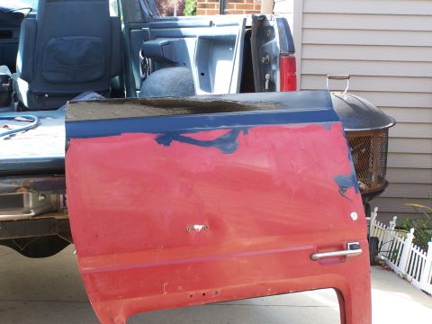 1986 Ford Bronco - Door with POR 15