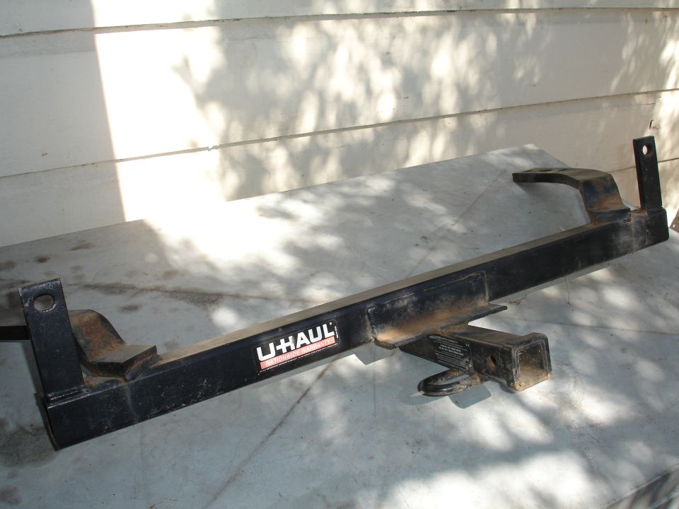 U-Haul trailer hitch assembly with visible U-Haul logo