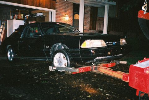 1989 Ford Mustang - AAA free ride home.