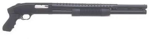 1998 Ford Crown Victoria - This image shows a black shotgun, which is not a vehicle and does not match the registry claim of a 1998 Ford Crown Victoria.