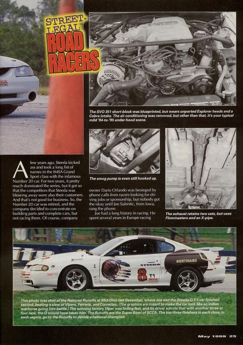1995 Ford Mustang - This 1995 Ford Mustang race car competed at the National Runoffs in Mid-Ohio.