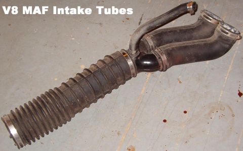 1983 Ford Bronco - Intake tubes for '94-96 MAF V8 trucks