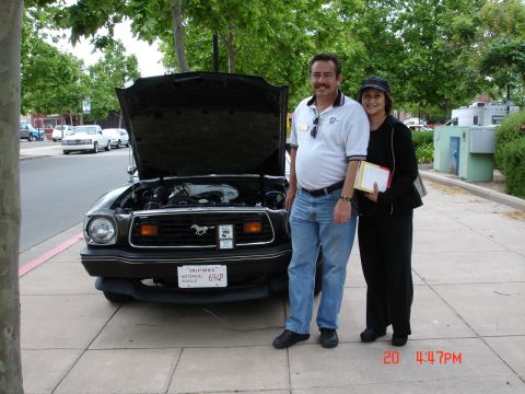 1978 Ford Mustang II - Golden Hills Mustang Club Car Show, June 2006. 2nd place winner in the modified catagory for 1969-1993 Mustangs.
