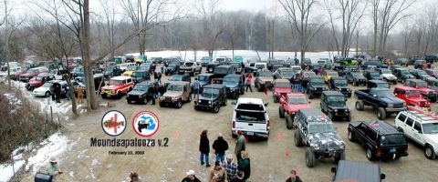 1989 Ford Bronco - Some of the 200 4x4's that show'd up for Moundsapalooza '03. Which was run by my 4x4 club, 4Given4x4. Feb. 2003. The Mounds, MI. 2/22/03