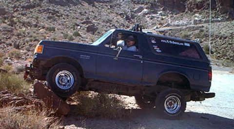 1987 Ford Bronco - about 5 miles outside Oatman AZ