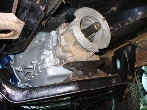 1978 Ford Bronco - trans mount had to be 'shaved'
