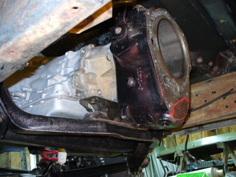 1978 Ford Bronco - real close to floor, but looks good so far...