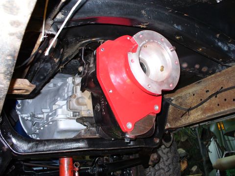 1978 Ford Bronco - my custom adapter installed