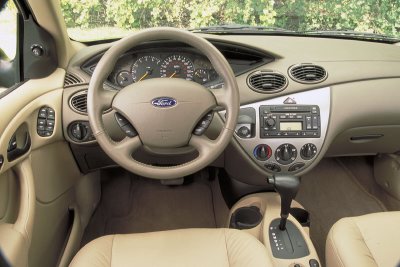2002 Ford Focus - Interior view of a 2002 Ford Focus, highlighting the dashboard and controls.