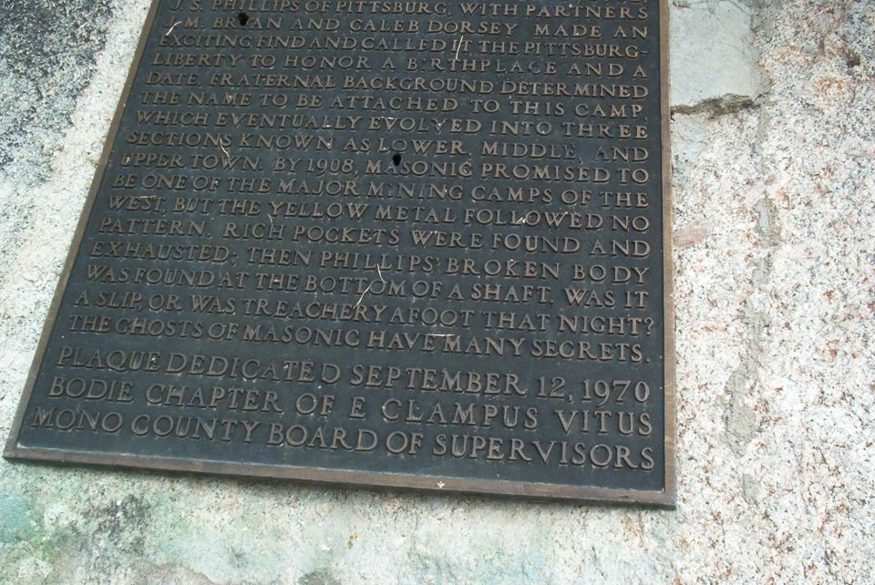 Masonic Plaque.  I cut the top off.  Doh!