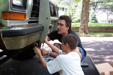 1979 Ford Bronco - We make the funniest faces working on our trucks, don't we?