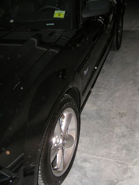 2007 Ford Mustang - 18" polished aluminum wheels