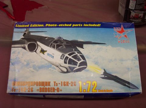 1998 Ford Crown Victoria - Box art for a 1:72 scale model of the Tu-16K-26 "Badger-G" bomber.