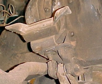 1965 Ford Mustang - Detail of an automotive part, likely from the suspension system.