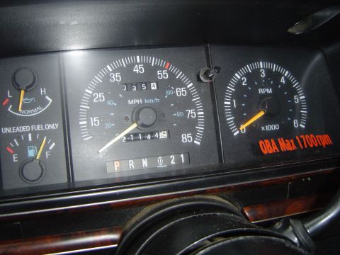 1989 Ford Bronco - Changed to E4OD shift indicator