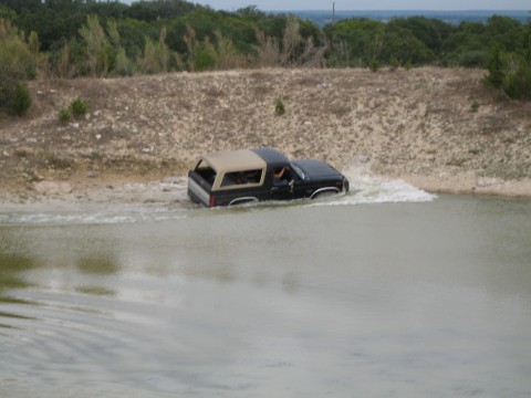 1986 Ford Bronco - water just went over hood and got in the carb
