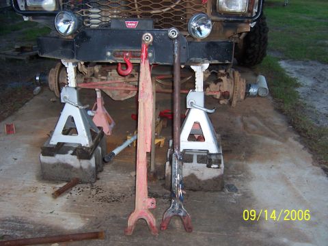 1978 Ford Bronco - Old arm and new almost done arm.