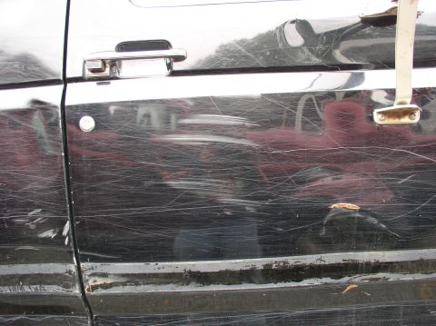 1988 Ford Bronco - custom pinstriping; typical of all body panels