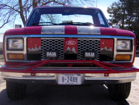 1986 Ford F-150 - grill and bumper made myself