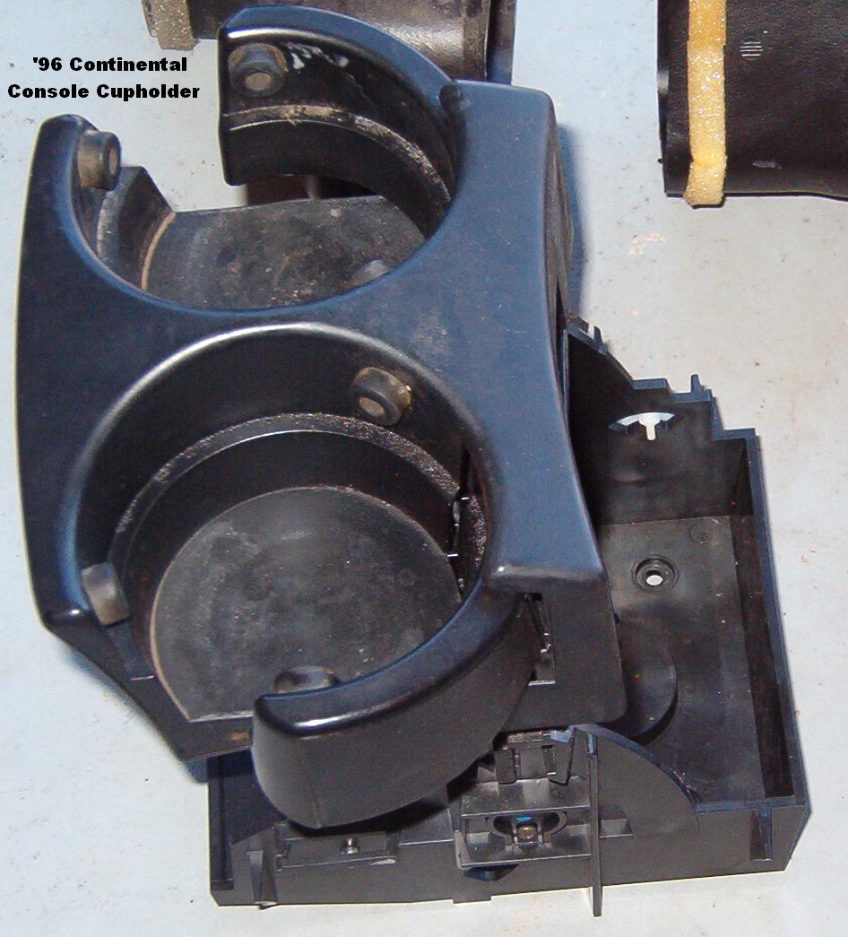 '96 Continental Console Cupholder