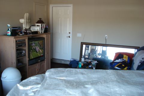 1994 Ford Bronco - This image shows an indoor scene with various household items, not a vehicle.