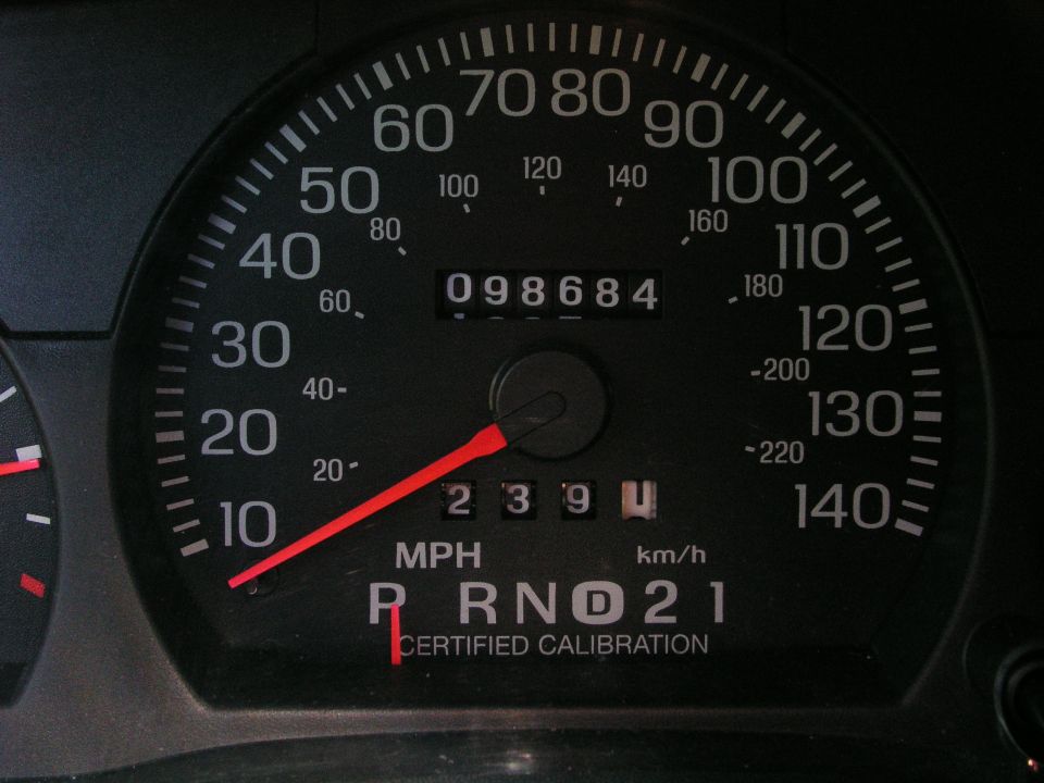 Current mileage