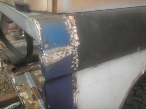 1966 Ford Bronco - making bedwall extentions
