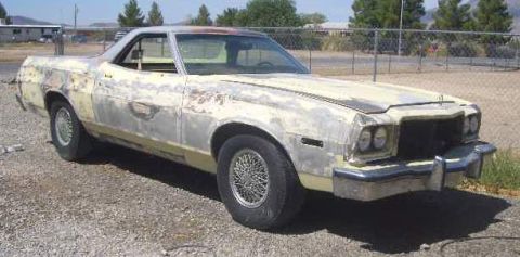 1976 Ford Ranchero - Passenger side after first stripping