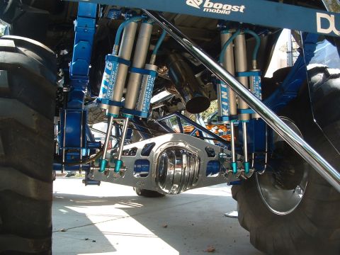 2004 Toyota Tacoma - Custom suspension components are visible on this modified truck.