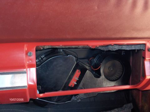 1966 Ford Fairlane - The heater plenum installed in the Fairlane.