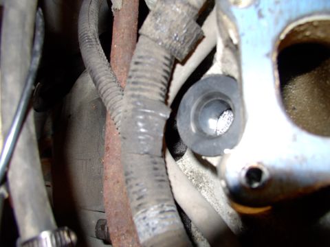 1990 Lincoln Town Car - Grommet in, awaiting new PCV valve