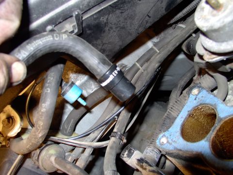 1990 Lincoln Town Car - Genuine PCV valve going in