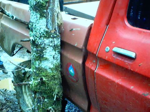 1976 Ford F-100 - Not a proud moment for me on Earth Day, but I did all I could & just found myself in a bad spot.