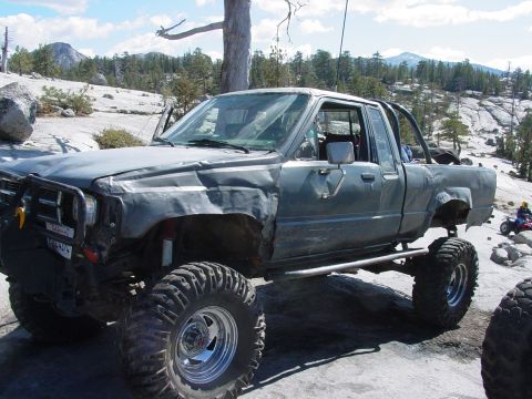 1986 Ford Bronco - Alfred's toyota... what's left of it