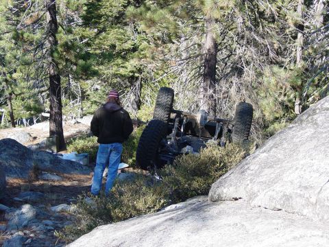 1986 Ford Bronco - Left the springs in the morning, and saw this before heading up the hill.