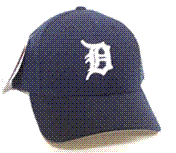 1971 Ford Ranchero - A navy blue baseball cap with the Detroit Tigers 'D' logo is shown against a white background.