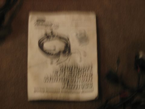 1991 Ford Bronco - Manual for wiring harness installation shows diagrams and text.