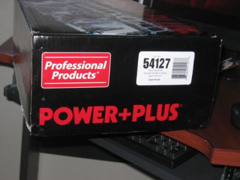 1991 Ford Bronco - A black box with red lettering for 'POWER+PLUS' and a 'Professional Products' sticker is shown.