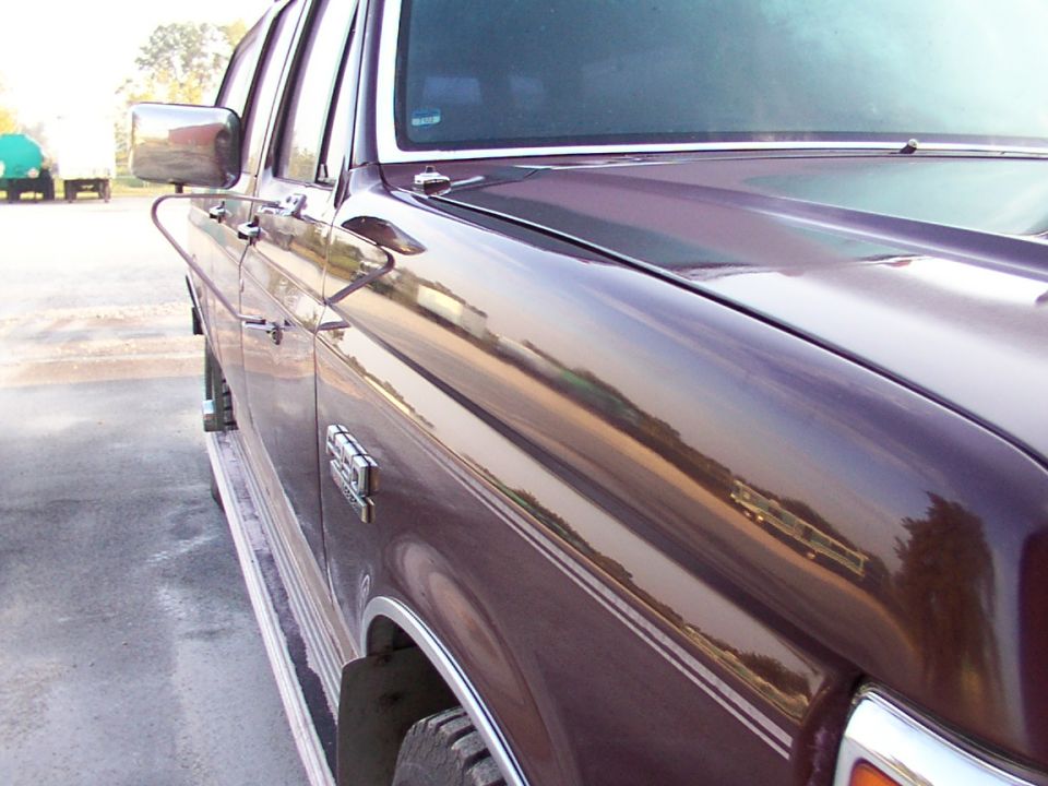 1988 Ford C-350 (Centurion Conversions) side view, showing fender, door, and hood detail