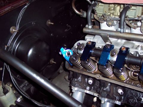 1963 Ford Galaxie - Engine valve train components visible, including roller rockers and springs.