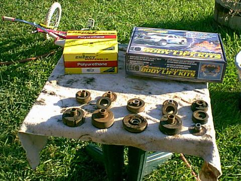 1983 Ford Bronco - I hit all the body mount bolts with PB Blaster for 2 week prior to installing the lift. the bolts came out easy the mount shells were the h…
