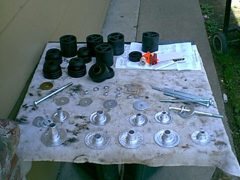 1983 Ford Bronco - Here is all the hardware. ready to reinstall.