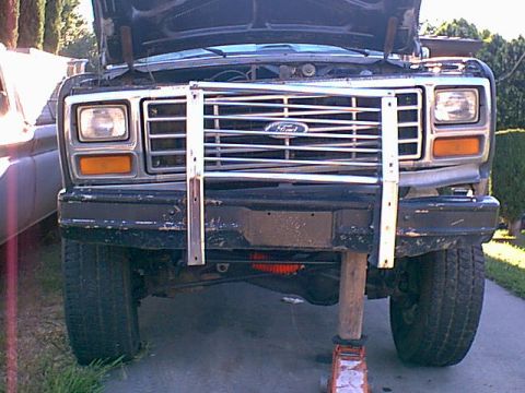 1983 Ford Bronco - just looks strange with 1/2 way done.