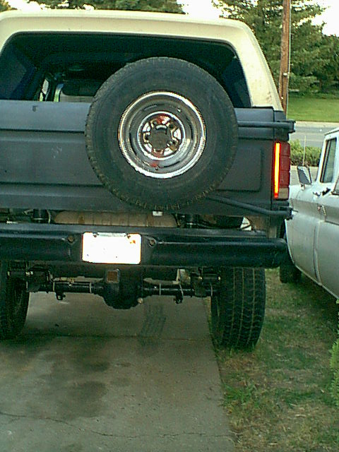1983 Ford Bronco - Here is a shot from the rear with both sides done.