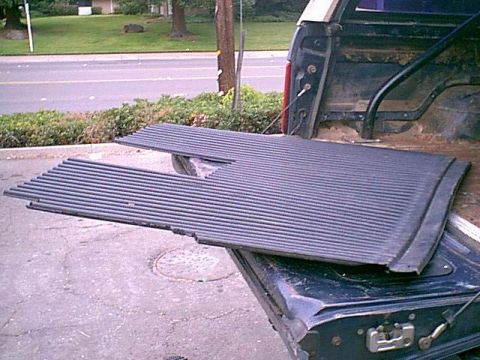 1983 Ford Bronco - Here is the floor. I decided to make a liner for the bronco..