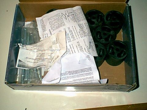 1983 Ford Bronco - This is a look in the box of the PA-3" body lift