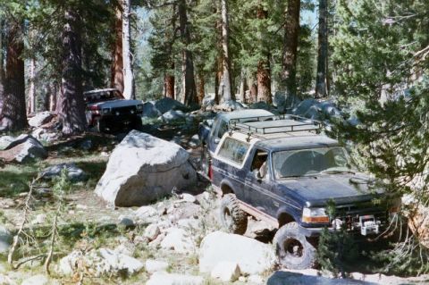 1994 Ford Bronco - First Nights Camp on Thompson Hill